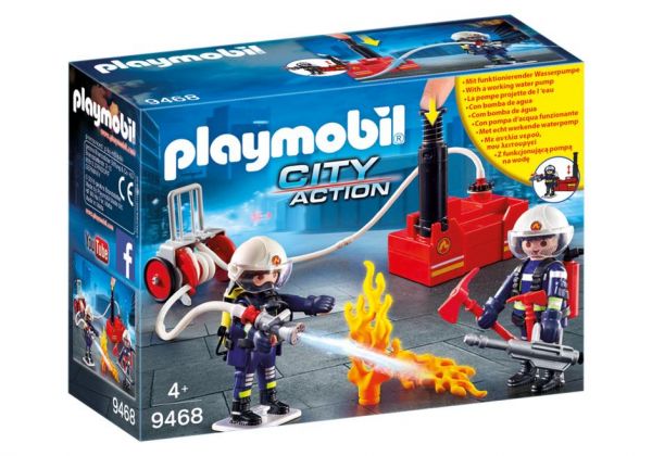 PLAYMOBIL® City Action - Feuerwehrnänner mit Löschpumpe