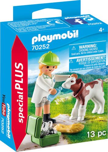 PLAYMOBIL® Special Plus - Tierärztin mit Kälbchen