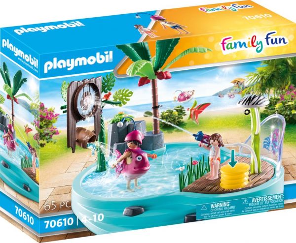 PLAYMOBIL® Family Fun - Spaßbecken mit Wasserspritze