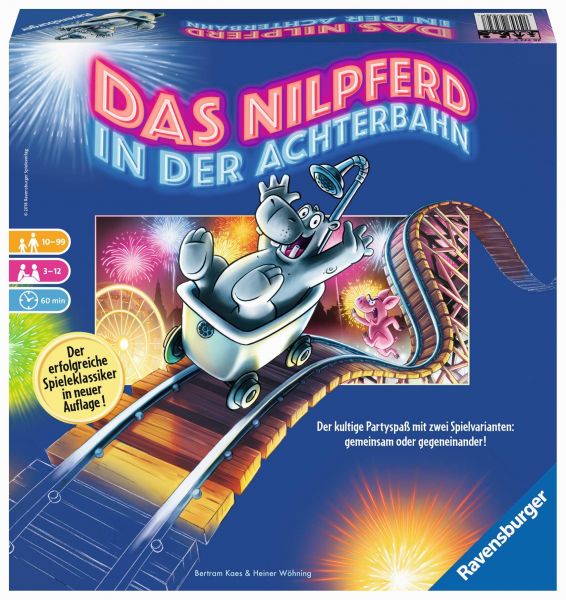 Ravensburger® Spiele - Das Nilpferd in der Achterbahn