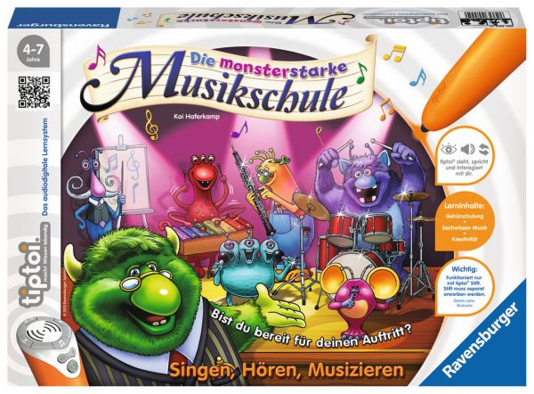 Ravensburger® tiptoi® - Monsterstarke Musikschule