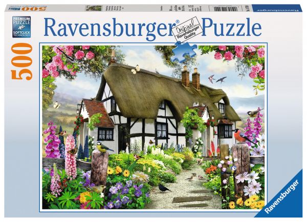 Ravensburger® Puzzle - Verträumtes Cottage, 500 Teile