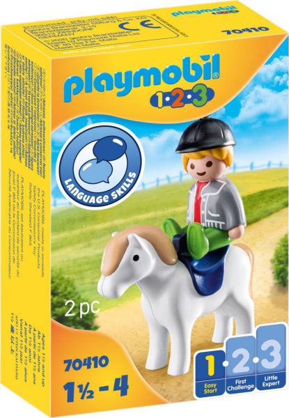 PLAYMOBIL® 1.2.3. - Junge mit Pony