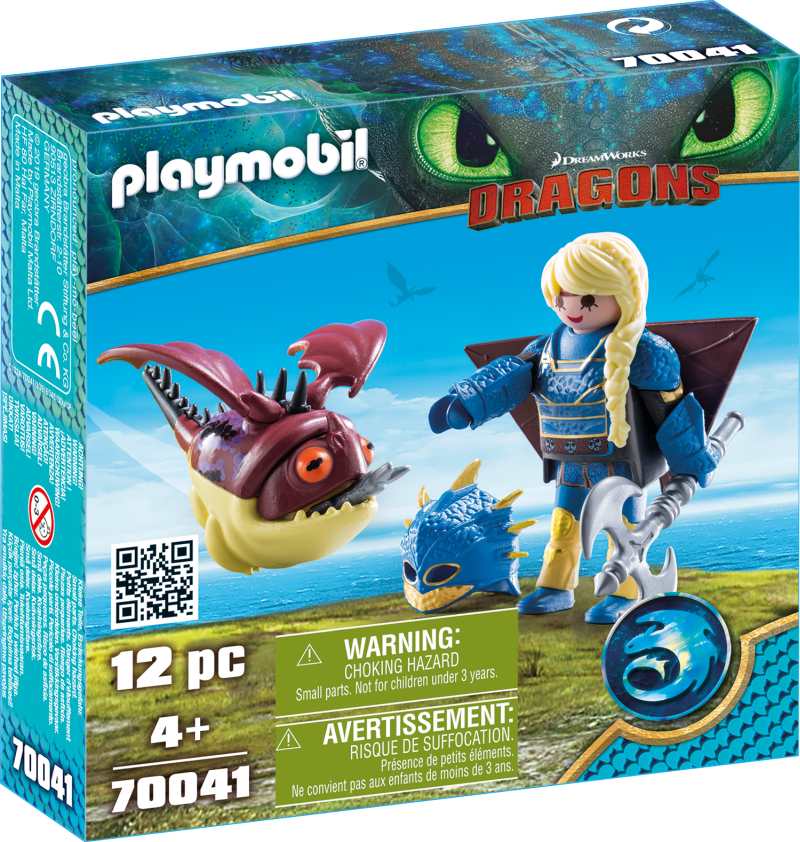 Playmobil Dragons WikingerTaffnuss mit Fluganzug & Speer 