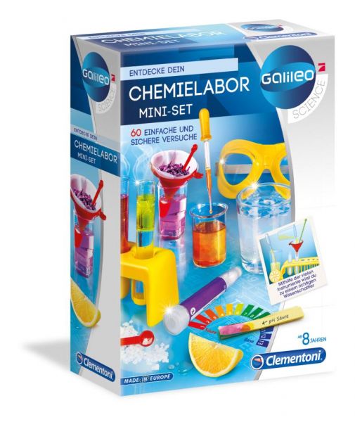 Clementoni Galileo - Chemielabor Mini-Set