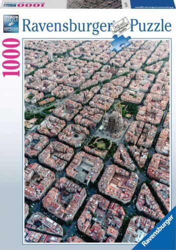 Ravensburger® Puzzle - Barcelona von Oben, 1000 Teile