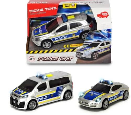 Dickie Toys - Police Unit, sortiert