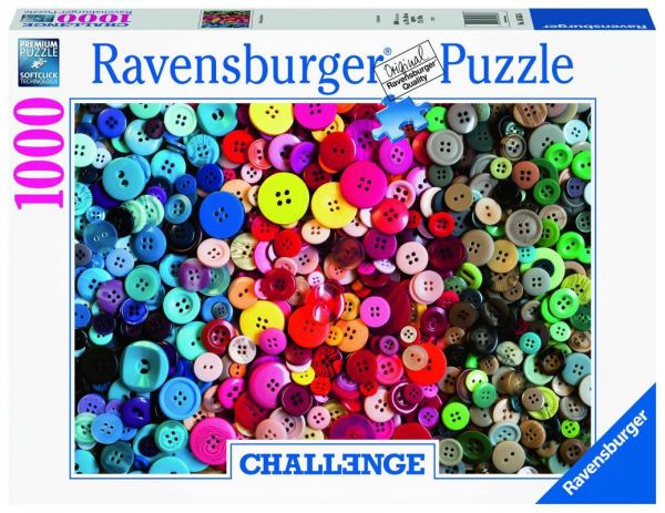 Ravensburger® Puzzle - Challenge Knöpfe, 1000 Teile