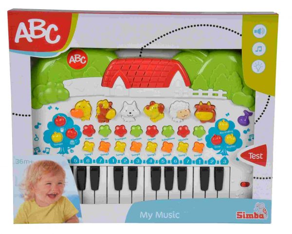 Simba ABC Tier-Keyboard Kinderkeyboard 