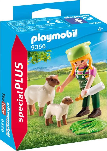 PLAYMOBIL® Special Plus - Bäuerin mit Schäfchen
