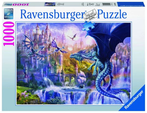 Ravensburger® Puzzle - Drachenschloss, 1000 Teile