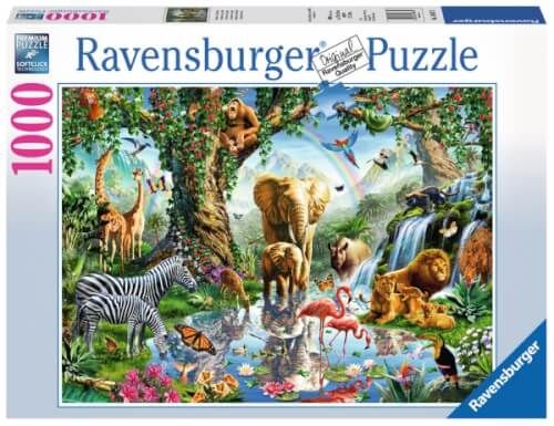 Ravensburger® Puzzle - Abenteuer im Dschungel, 1000 Teile