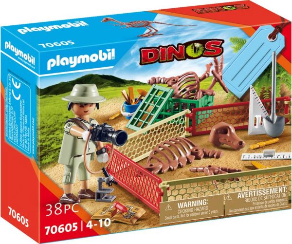 PLAYMOBIL® Dinos - Geschenkset Paläontologe