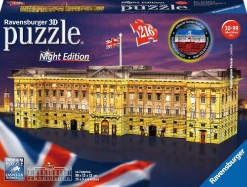 Buckingham Palace bei Nacht 3D Puzzle-Bauwerke 