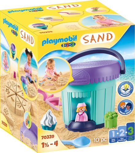 PLAYMOBIL® 1.2.3. Sand - Kreativset ''Sandbäckerei''